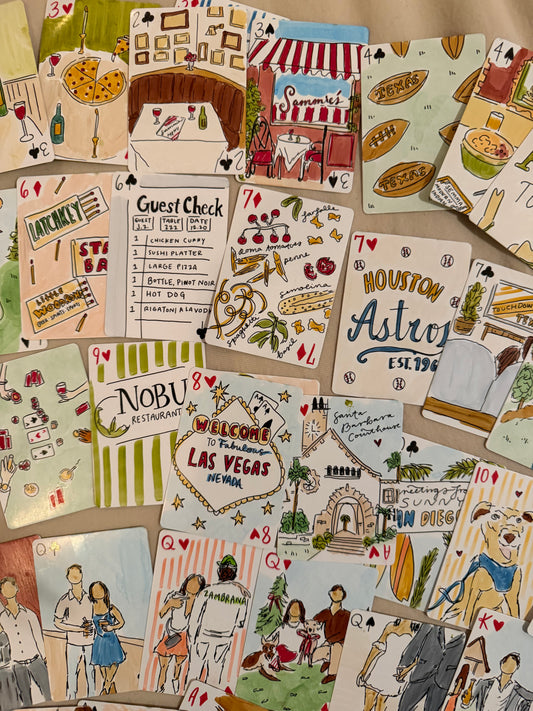 Custom Playing Card FULL Deck (JULY/AUGUST)