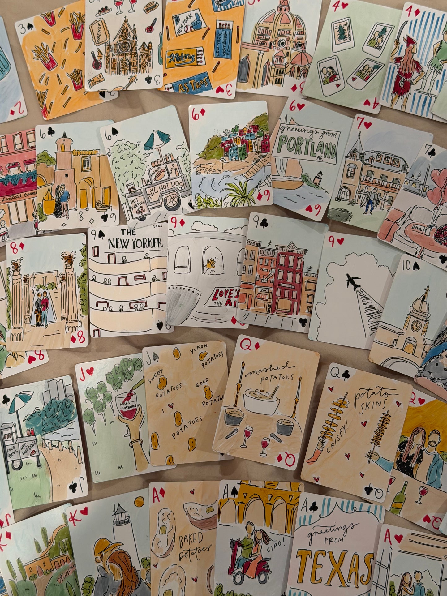 Custom Playing Card FULL Deck (JULY/AUGUST)