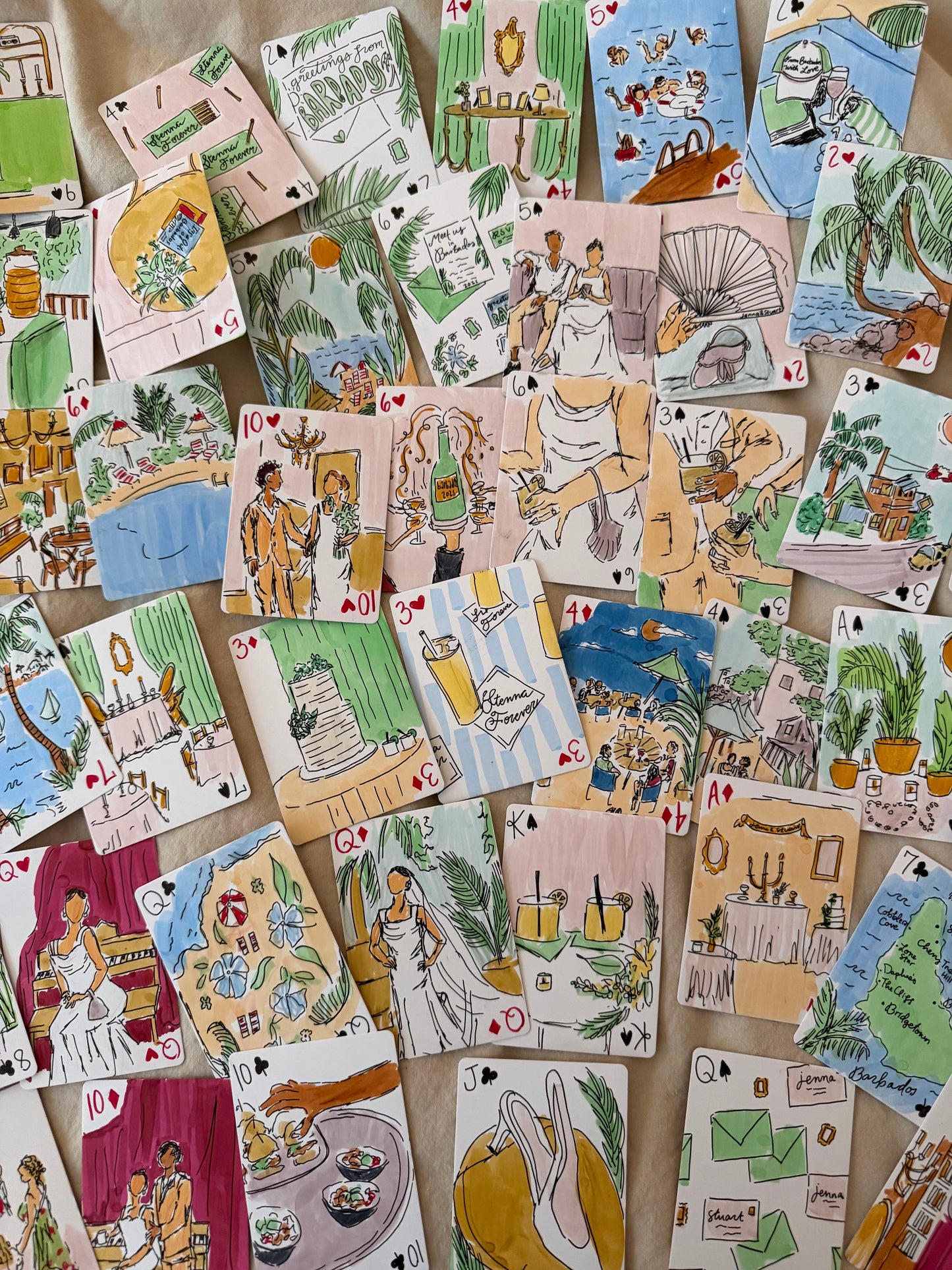 Custom Playing Card FULL Deck (JULY/AUGUST)